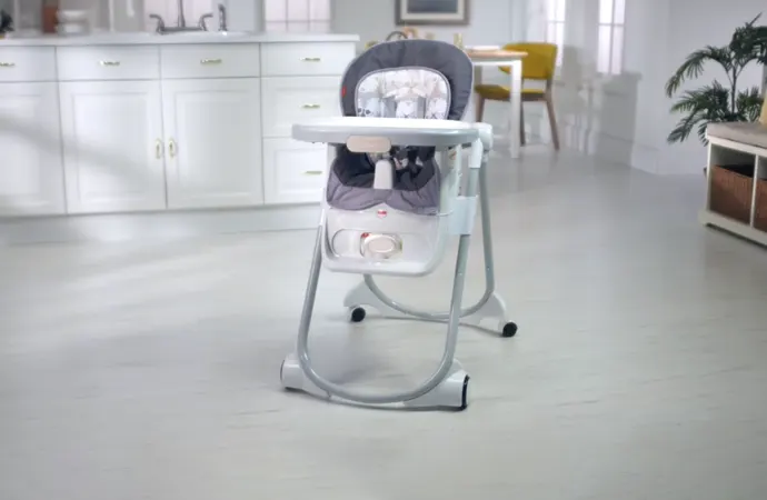 Design for high chair of a baby height counter