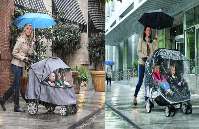 Types of the Stroller Rain Cover