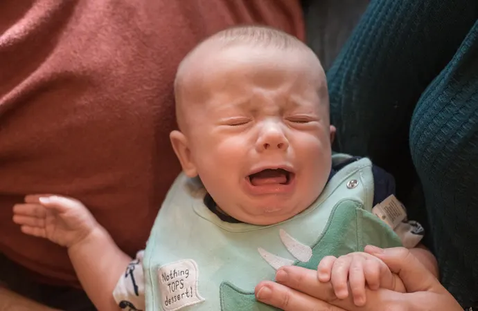 What age do babies cry the most?