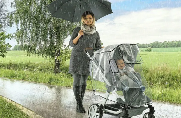 Single Stroller Rain Cover